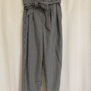 H&M Monochrome Houndstooth Trousers